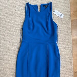 French Connection Royal Blue Sleeveless Mini Dress